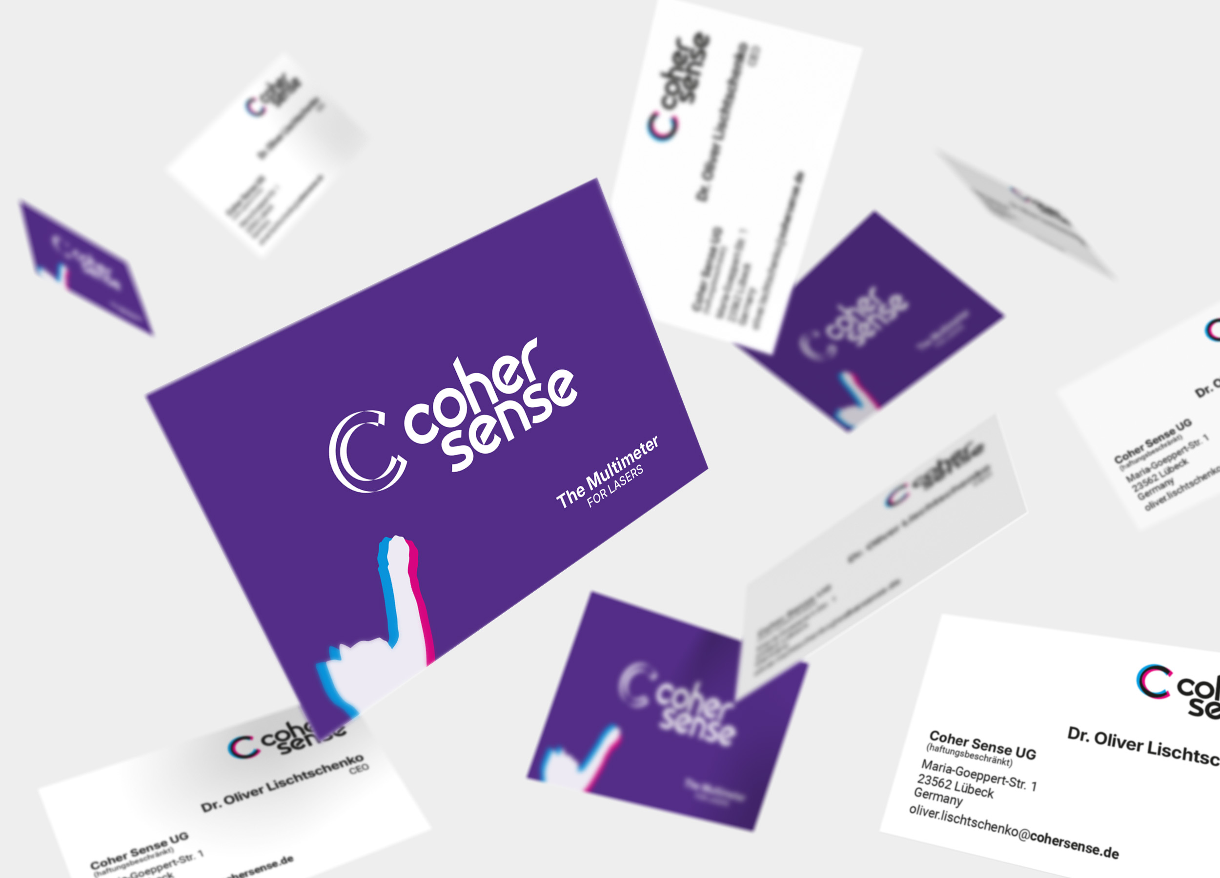 Coher Sense – Visitenkarten